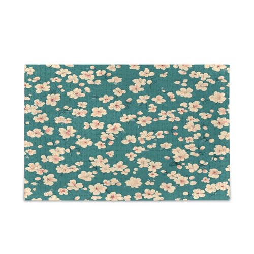 YETTASBIN Vintage Floral 500 Teile Holzpuzzle für Erwachsene Teenager Kinder, lustiges Familienspiel für Urlaub, Spielzeug, Geschenk, Heimdekoration YETTASBIN Vintage Floral 500 Teile Holzpuzzle für Erwachsene Teenager Kinder, lustiges Familienspiel für Urlaub, Spielzeug, Geschenk, Heimdekoration von YETTASBIN