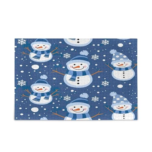 YETTASBIN Weihnachtlicher Schneemann 1000 Teile Holzpuzzle für Erwachsene Teenager Kinder, lustiges Familienspiel für Urlaub, Spielzeug, Geschenk, Heimdekoration YETTASBIN Weihnachtlicher Schneemann 1000 Teile Holzpuzzle für Erwachsene Teenager Kinder, lustiges Familienspiel für Urlaub, Spielzeug, Geschenk, Heimdekoration von YETTASBIN