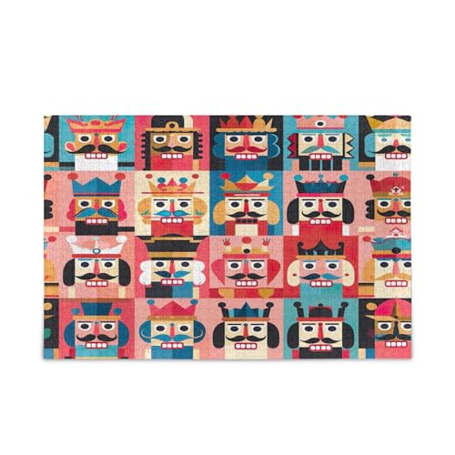 YETTASBIN Weihnachtliches Nussknacker-Holzpuzzle für Erwachsene, Teenager, Kinder, lustiges Familienspiel für Urlaub, Spielzeug, Geschenk, Heimdekoration YETTASBIN Weihnachtliches Nussknacker-Holzpuzzle für Erwachsene, Teenager, Kinder, lustiges Familienspiel für Urlaub, Spielzeug, Geschenk, Heimdekoration von YETTASBIN