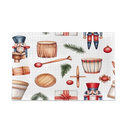 YETTASBIN Weihnachtliches Nussknacker-Holzpuzzle für Erwachsene, Teenager, Kinder, lustiges Familienspiel für Urlaub, Spielzeug, Geschenk, Heimdekoration YETTASBIN Weihnachtliches Nussknacker-Holzpuzzle für Erwachsene, Teenager, Kinder, lustiges Familienspiel für Urlaub, Spielzeug, Geschenk, Heimdekoration von YETTASBIN