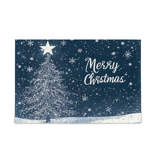 YETTASBIN Weihnachtsbaum 500 Teile Holzpuzzle für Erwachsene Teenager Kinder, lustiges Familienspiel für Urlaub, Spielzeug, Geschenk, Heimdekoration YETTASBIN Weihnachtsbaum 500 Teile Holzpuzzle für Erwachsene Teenager Kinder, lustiges Familienspiel für Urlaub, Spielzeug, Geschenk, Heimdekoration von YETTASBIN