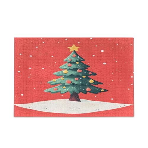 YETTASBIN Weihnachtsbaum 500 Teile Holzpuzzle für Erwachsene Teenager Kinder, lustiges Familienspiel für Urlaub, Spielzeug, Geschenk, Heimdekoration YETTASBIN Weihnachtsbaum 500 Teile Holzpuzzle für Erwachsene Teenager Kinder, lustiges Familienspiel für Urlaub, Spielzeug, Geschenk, Heimdekoration von YETTASBIN