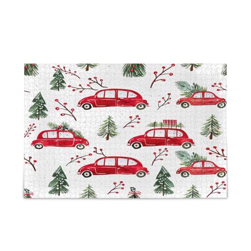 YETTASBIN Weihnachtsbaum-Auto, 1000 Teile, Holzpuzzle für Erwachsene, Teenager, Kinder, lustiges Familienspiel für Urlaub, Spielzeug, Geschenk, Heimdekoration YETTASBIN Weihnachtsbaum-Auto, 1000 Teile, Holzpuzzle für Erwachsene, Teenager, Kinder, lustiges Familienspiel für Urlaub, Spielzeug, Geschenk, Heimdekoration von YETTASBIN