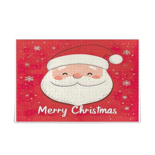 YETTASBIN Weihnachtsmann-Puzzle aus Holz, 1000 Teile, für Erwachsene, Teenager, Kinder, lustiges Familienspiel für Urlaub, Spielzeug, Geschenk, Heimdekoration YETTASBIN Weihnachtsmann-Puzzle aus Holz, 1000 Teile, für Erwachsene, Teenager, Kinder, lustiges Familienspiel für Urlaub, Spielzeug, Geschenk, Heimdekoration von YETTASBIN