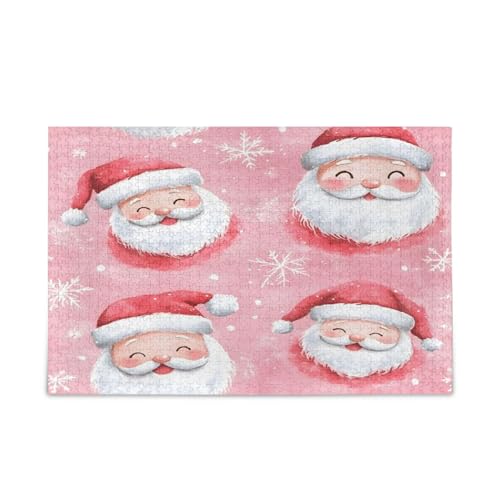 YETTASBIN Weihnachtsmann-Puzzle aus Holz, 1000 Teile, für Erwachsene, Teenager, Kinder, lustiges Familienspiel für Urlaub, Spielzeug, Geschenk, Heimdekoration YETTASBIN Weihnachtsmann-Puzzle aus Holz, 1000 Teile, für Erwachsene, Teenager, Kinder, lustiges Familienspiel für Urlaub, Spielzeug, Geschenk, Heimdekoration von YETTASBIN