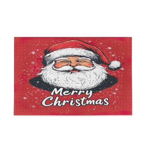 YETTASBIN Weihnachtsmann-Puzzle aus Holz, 500 Teile, für Erwachsene, Teenager, Kinder, lustiges Familienspiel für Urlaub, Spielzeug, Geschenk, Heimdekoration YETTASBIN Weihnachtsmann-Puzzle aus Holz, 500 Teile, für Erwachsene, Teenager, Kinder, lustiges Familienspiel für Urlaub, Spielzeug, Geschenk, Heimdekoration von YETTASBIN