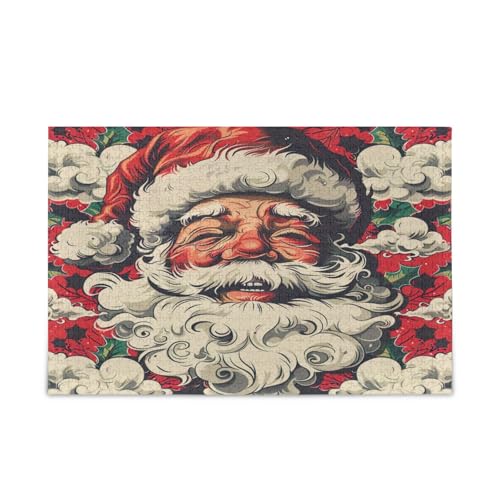 YETTASBIN Weihnachtsmann-Puzzle aus Holz, 500 Teile, für Erwachsene, Teenager, Kinder, lustiges Familienspiel für Urlaub, Spielzeug, Geschenk, Heimdekoration YETTASBIN Weihnachtsmann-Puzzle aus Holz, 500 Teile, für Erwachsene, Teenager, Kinder, lustiges Familienspiel für Urlaub, Spielzeug, Geschenk, Heimdekoration von YETTASBIN