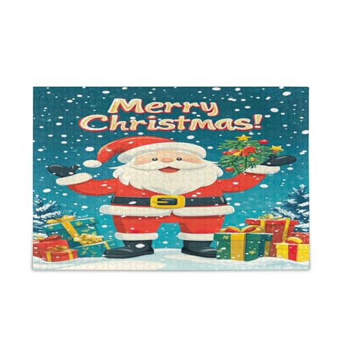 YETTASBIN Weihnachtsmann-Puzzle aus Holz, 500 Teile, für Erwachsene, Teenager, Kinder, lustiges Familienspiel für Urlaub, Spielzeug, Geschenk, Heimdekoration YETTASBIN Weihnachtsmann-Puzzle aus Holz, 500 Teile, für Erwachsene, Teenager, Kinder, lustiges Familienspiel für Urlaub, Spielzeug, Geschenk, Heimdekoration von YETTASBIN