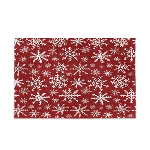 YETTASBIN Weihnachtsschneeflocke 1000 Teile Holzpuzzle für Erwachsene Teenager Kinder, lustiges Familienspiel für Urlaub, Spielzeug, Geschenk, Heimdekoration von YETTASBIN