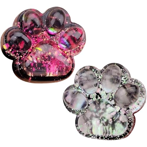 YEWCEP Tier Squeezespielzeug Squishy Squeeze Toy, 2 Stück, Katzenpfoten Design, Stressabbau, Anti-Stress, Sensorisches Spielzeug, für Erwachsene und Kinder ab 3 Jahren von YEWCEP