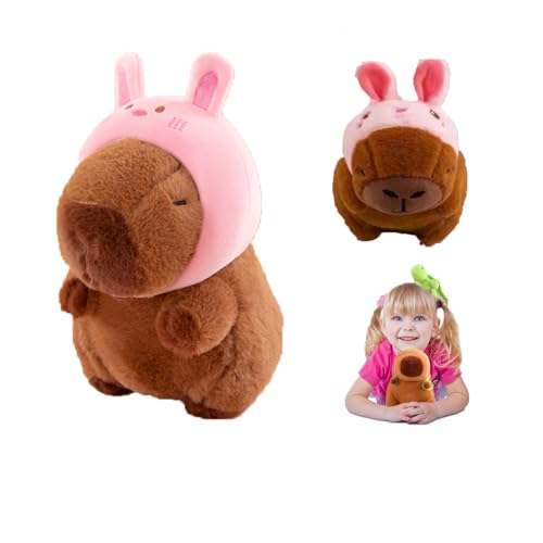 Capybara Kuscheltier, Kuscheltiere, Capibara, Ein 23-25cm, Super Weiche Capybara Mit Schildkrötenrucksack, Niedliche Spielzeug Stofftier, Capybara Plushie, Geschenk Für Kinder Freund Geburtstag Capybara Kuscheltier, Kuscheltiere, Capibara, Ein 23-25cm, Super Weiche Capybara Mit Schildkrötenrucksack, Niedliche Spielzeug Stofftier, Capybara Plushie, Geschenk Für Kinder Freund Geburtstag von YEWCEP