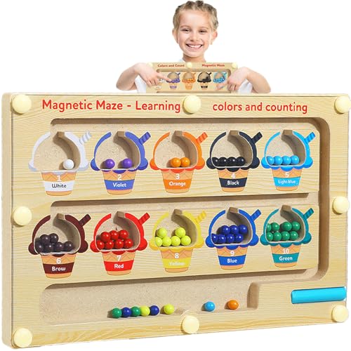 Das Magische Labyrinth Spiel, Montessori Spielzeug ab 3 Jahre,Haba Magnetspiel,Montessori Spielzeug ab 3 Jahre Zahlen und Farben Lernspiele Sortierspiel, Weihnachts Geschenke für Kinder Mädchen Junge Das Magische Labyrinth Spiel, Montessori Spielzeug ab 3 Jahre,Haba Magnetspiel,Montessori Spielzeug ab 3 Jahre Zahlen und Farben Lernspiele Sortierspiel, Weihnachts Geschenke für Kinder Mädchen Junge von YEWCEP