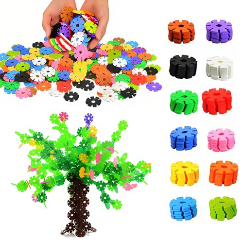 YEWCEP 1 Beutel Steckbausteine Kinder 500 Teile Steckblumen Spielzeug für Jungen und Mädchen ab 3 Jahren Bildungs Spielzeug aus PP 3cm Ideal für Kreative Bauprojekte und Mädchen Jungen Geschenk YEWCEP 1 Beutel Steckbausteine Kinder 500 Teile Steckblumen Spielzeug für Jungen und Mädchen ab 3 Jahren Bildungs Spielzeug aus PP 3cm Ideal für Kreative Bauprojekte und Mädchen Jungen Geschenk von YEWCEP
