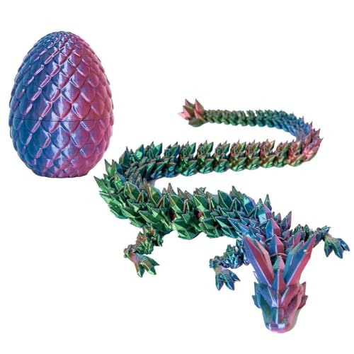 YEWCEP 3D Drache Im Ei, 3D-Gedruckter Drache,3D Gedrucktes Drachenei Geheimnisvolle Drachen Spielzeug, Realistische Beweglicher Drachen Figuren Überraschung Easter Dracheneier Wohnkultur YEWCEP 3D Drache Im Ei, 3D-Gedruckter Drache,3D Gedrucktes Drachenei Geheimnisvolle Drachen Spielzeug, Realistische Beweglicher Drachen Figuren Überraschung Easter Dracheneier Wohnkultur von YEWCEP