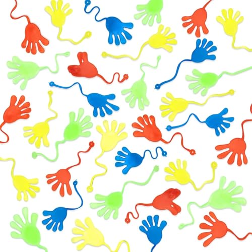 YEWCEP 50 Stück Klatschhand für Kinder, Buntes Klatschhand Spielzeug für Kinder, Klebrigkeit Klatschhände Set, für Kindergeburtstag Geschenk Party Mitgebsel, Geeignet für Den Kindergeburtstag YEWCEP 50 Stück Klatschhand für Kinder, Buntes Klatschhand Spielzeug für Kinder, Klebrigkeit Klatschhände Set, für Kindergeburtstag Geschenk Party Mitgebsel, Geeignet für Den Kindergeburtstag von YEWCEP