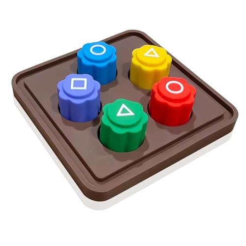 YEWCEP Gonggi Korean Game, Gonggi Traditionelles Koreanisches Spielspiel, Teiliges Gongi-Stein-Set, Handspiel Mit Bunt Steinchen für Koordinationstraining（Mit Box） von YEWCEP
