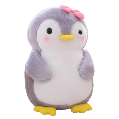 YEWCEP Pinguin Kuscheltier, Stofftier Schmusetier zum Kuscheln & Spielen, Plüschtier Pinguin Geschenk, Plüschpinguin Kissen Puppe Geschenk für Fans Kinder Mädchen Jungen (25 cm) von YEWCEP