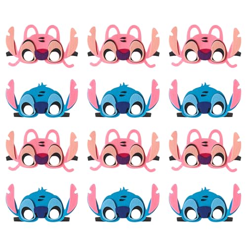 YFCHOTI Party Maske Set für Kinder, 12pcs Cartoon Cosplay Filzmasken, Maskenball Halbmaske für Halloween Karneval und Fasching Verkleidung, Kindergeburtstag Mitgebsel Geschenke für Jungen Mädchen YFCHOTI Party Maske Set für Kinder, 12pcs Cartoon Cosplay Filzmasken, Maskenball Halbmaske für Halloween Karneval und Fasching Verkleidung, Kindergeburtstag Mitgebsel Geschenke für Jungen Mädchen von YFCHOTI