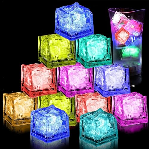 YFCJYBF 12 Stück Leuchtende Eiswürfel,LED Eiswürfel Badewannenspielzeug,Leuchtender Eiswürfel LED Leuchtstoffblock Leuchtende Badewürfel Für Hochzeit,Champagnerturm-Dekoration,Hochzeit,Party Eiswürfel YFCJYBF 12 Stück Leuchtende Eiswürfel,LED Eiswürfel Badewannenspielzeug,Leuchtender Eiswürfel LED Leuchtstoffblock Leuchtende Badewürfel Für Hochzeit,Champagnerturm-Dekoration,Hochzeit,Party Eiswürfel von YFCJYBF