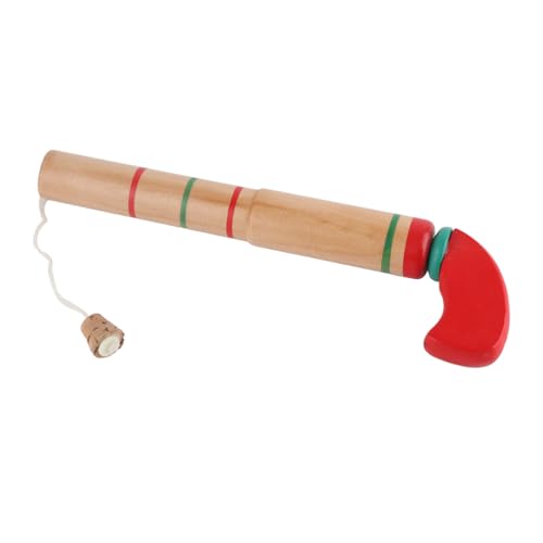 Hölzerne Pop -Kanonen für Kinder, 2pcs Holzgewehre Spielzeugholz Cork Spielzeug mit Pump -Action -Griff im Freien Spielzeug für Kinder (1pcs) von YFSAN