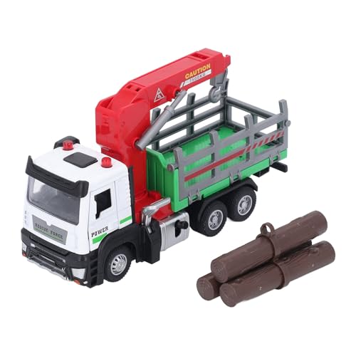YFSAN 1:32 Holztransport Crane Alloy Simulation Protokollierung LKW mit leichtem Geräusch für Kinder Kleinkinder (Grün) von YFSAN