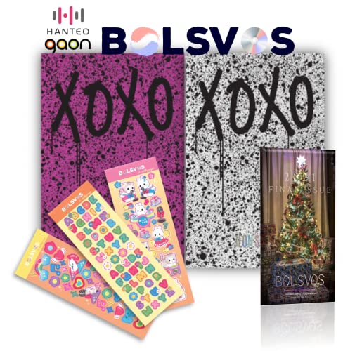 YG Ent. JEON SOMI - The First Album XOXO [X+O Full Set ver.] (1st Album) 2 Album+BolsVos K-POP Webzine (28p), BolsVos Toploader Stickers, Photocards von YG Ent.