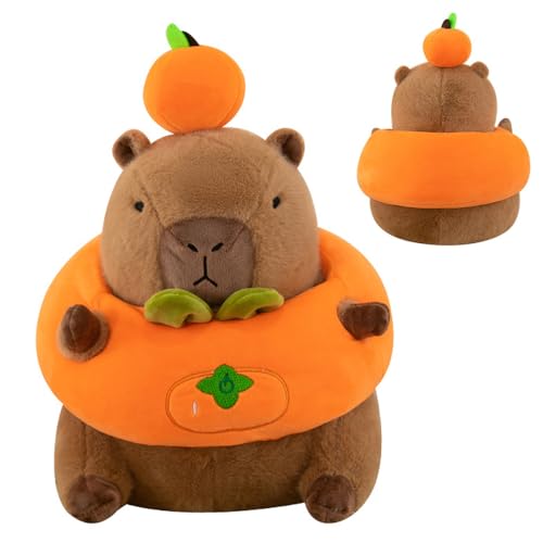 YGCHEN Capybara Plüschtier Capybara Persimmon Plüsch Niedliche Kuscheltier Kakibaum Capybara Plüschpuppe Abnehmbares Kuscheltiere Umarmungskissen Kindergeburtstag Spielzeug YGCHEN Capybara Plüschtier Capybara Persimmon Plüsch Niedliche Kuscheltier Kakibaum Capybara Plüschpuppe Abnehmbares Kuscheltiere Umarmungskissen Kindergeburtstag Spielzeug von YGCHEN