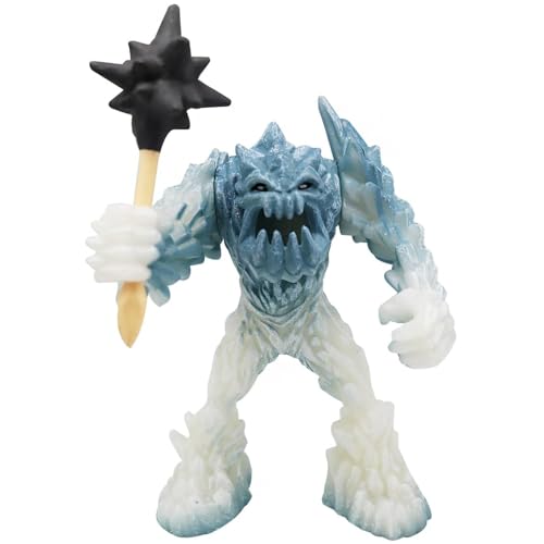 YGCHEN Frostmonster Figuren Ornament Miniatur EIS Monster Spielfigur Eisgigant Modell Spielzeug Mythische Monster Action Figuren Kindergeburtstag Geschenke Tortendeko von YGCHEN