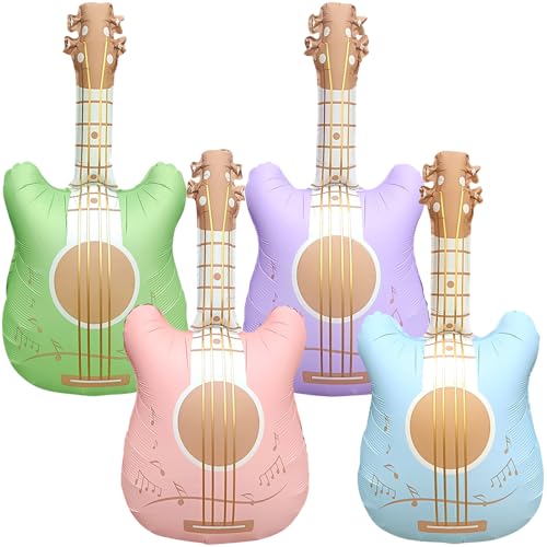 YGCHEN Gitarre Luftballons Aufblasbar Gitarren Folienballons Musik Thema Aufblasbare Instrumente Spielzeug Disco Party Ballons Rock and Roll Themenparty Deko 8 Stück YGCHEN Gitarre Luftballons Aufblasbar Gitarren Folienballons Musik Thema Aufblasbare Instrumente Spielzeug Disco Party Ballons Rock and Roll Themenparty Deko 8 Stück von YGCHEN