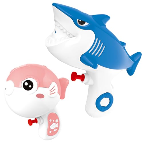 YGCHEN Kinder Wasserpistole Hai Spritzpistolen Kugelfisch Wasserpistolen Meerestiere Wasserspritzpistolen Wasser Blaster Wasserspielzeug für Sommer Draussen Strand Schwimmbäder 2 Stück YGCHEN Kinder Wasserpistole Hai Spritzpistolen Kugelfisch Wasserpistolen Meerestiere Wasserspritzpistolen Wasser Blaster Wasserspielzeug für Sommer Draussen Strand Schwimmbäder 2 Stück von YGCHEN