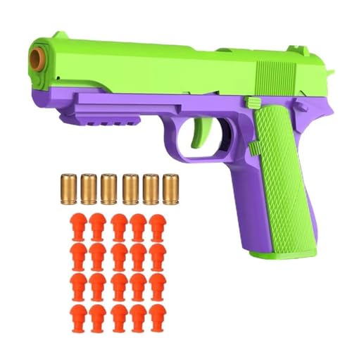 YGMXZL Spielzeugpistole, Automatischer Burst Soft Foam Bullet Blaster Toy, Schaumstoff-Blaster Toy Gun für Kinder ab 8+ Jahre (Set A) von YGMXZL