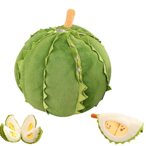 YGMXZL Durian Plüschtier,Kreatives abnehmbares Durian Plüschkissen,Süße Frucht Plüschtiere für Kinder Mädchen Jungen YGMXZL Durian Plüschtier,Kreatives abnehmbares Durian Plüschkissen,Süße Frucht Plüschtiere für Kinder Mädchen Jungen von YGMXZL