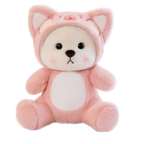 YGMXZL Teddybär Plüsch Kuschelbär Plüschbär mit Hut,Plüschbär Stofftier,Geschenk für Geburtstag,Valentinstag oder Weihnachten (Rosa, 50cm/19.7inch) von YGMXZL