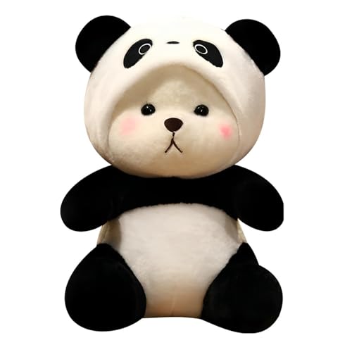 YGMXZL Teddybär Plüsch Kuschelbär Plüschbär mit Hut,Plüschbär Stofftier,Geschenk für Geburtstag,Valentinstag oder Weihnachten (Schwarz, 50cm/19.7inch) von YGMXZL