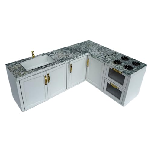 Realistische Hölzerne Miniatur Küchenschrank Set Für Dollhouses Decors Und Craft Project Kitchen Room Display Von 1/12 Skala Realistische Hölzerne Miniatur Küchenschrank Set Für Dollhouses Decors Und Craft Project Kitchen Room Display Von 1/12 Skala von YGXNHOG