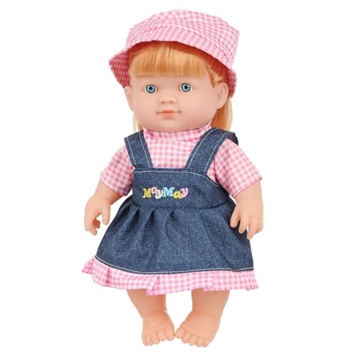 YGXNHOG 10 Zoll Vorlieben Spielen Begleitpuppen Rebronen Mit Suspenatoren Hosen Kleinkind Erziehungsspiel Für Kinderzimmer Für Kindergarten von YGXNHOG