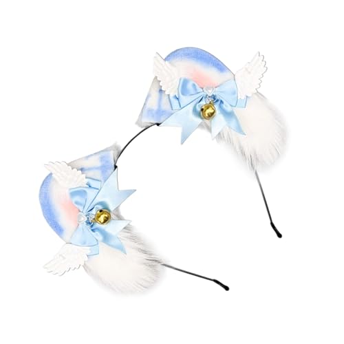 YGXNHOG Animal Cosplay Kostüm Fauxs Pelze Wolf Katzen Füchse Fuzzy Tail Cats Ohren Stirnbänder Halloween Party Kostümzubehör YGXNHOG Animal Cosplay Kostüm Fauxs Pelze Wolf Katzen Füchse Fuzzy Tail Cats Ohren Stirnbänder Halloween Party Kostümzubehör von YGXNHOG