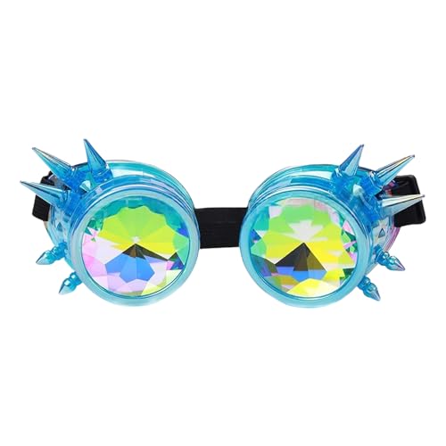 YGXNHOG Kaleidoskopes Schutzbrillen Mode Prismen Brillen Neulinge Kaleidoskopes Ausrüstung Sterevunk Schutzbrille Halloween Raves Kostüme YGXNHOG Kaleidoskopes Schutzbrillen Mode Prismen Brillen Neulinge Kaleidoskopes Ausrüstung Sterevunk Schutzbrille Halloween Raves Kostüme von YGXNHOG