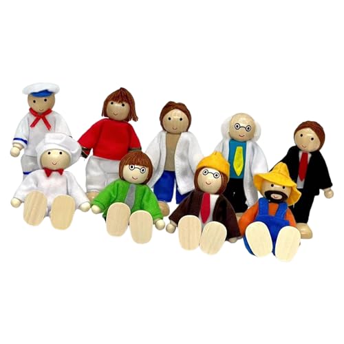 YGXNHOG Multigenerationales Holz Rollenspielspiel Set Figuren Mit Arm Und Beinen Für Kinder YGXNHOG Multigenerationales Holz Rollenspielspiel Set Figuren Mit Arm Und Beinen Für Kinder von YGXNHOG