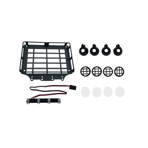 YGXNHOG Wetterfestes Metallgepäck Rack Remote Control Automodifikation Zubehör Für 1/12 Alle Terrain Crawler Model Vehikel YGXNHOG Wetterfestes Metallgepäck Rack Remote Control Automodifikation Zubehör Für 1/12 Alle Terrain Crawler Model Vehikel von YGXNHOG