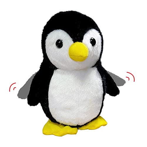 YH YUHUNG Sprenchen und gehen Pinguin Kuscheltier Interaktiver Plüsch Pinguin - spricht, gehen und Schlagen Flügel, Spielzeug für Kinder ab 3 Jahren von YH YUHUNG
