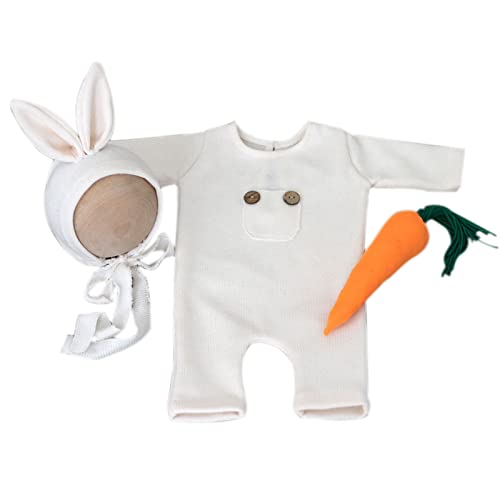 Babyfotografie Kostüm Kaninchen Ohrhut Und Overall Für Kinder Neugeborene Fotokleidung Kind Freundliche Strampler 3pcs Babyfotografie Kostüm Kaninchen Ohrhut Und Overall Für Kinder Neugeborene Fotokleidung Kind Freundliche Strampler 3pcs von YHAILI