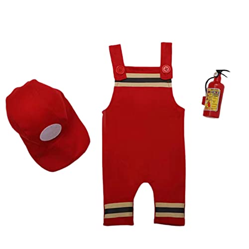 Baby Foto Requisiten Feuerwehr Kostümfotografie Kleidung Overalls & Neugeborene Foto Kleidung Unisex BodySuit Baby Foto Requisiten Feuerwehr Kostümfotografie Kleidung Overalls & Neugeborene Foto Kleidung Unisex BodySuit von YHAILI