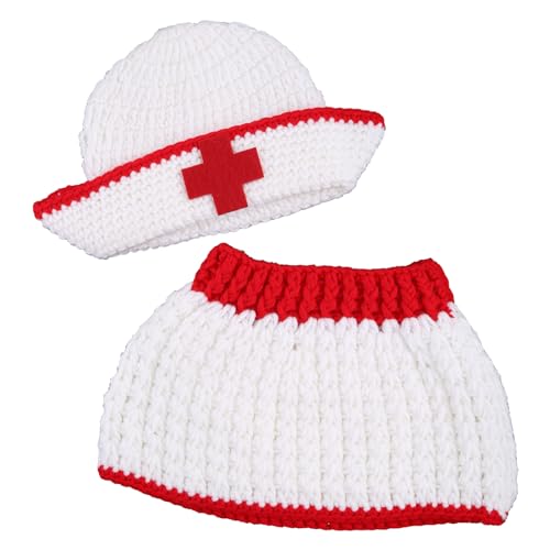 YHAILI Krankenschwester Uniform Kostümfotografie Requisiten Baby Outfits Mit Hutfreundlichen Kleidung Für Neugeborene 0-12 Monate 2 PCs YHAILI Krankenschwester Uniform Kostümfotografie Requisiten Baby Outfits Mit Hutfreundlichen Kleidung Für Neugeborene 0-12 Monate 2 PCs von YHAILI