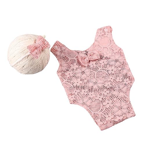 YHAILI Neugeborene Foto Requisiten Stirnband Spitze Jumpsuit Posieren YHAILI Neugeborene Foto Requisiten Stirnband Spitze Jumpsuit Posieren von YHAILI