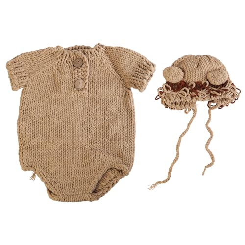 YHAILI Säuglingsfotografie Outfit & Jumpsuits Set Photo Studio Requisiten Baby Kostüm Strickkleidung Dusche Geschenk von YHAILI