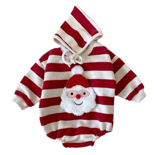 YHAVE-YHAVE Newborn Baby Jumpsuit, Hooded Long Sleeved Set, Red Christmas Costume YHAVE-YHAVE Newborn Baby Jumpsuit, Hooded Long Sleeved Set, Red Christmas Costume von YHAVE-YHAVE