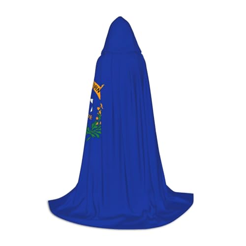 Nevada State Flag Print Kapuzenumhang - Stilvoller und vielseitiger Umhang für alle Jahreszeiten, passend für Karneval, Kostümpartys Nevada State Flag Print Kapuzenumhang - Stilvoller und vielseitiger Umhang für alle Jahreszeiten, passend für Karneval, Kostümpartys von YHBLYKXP