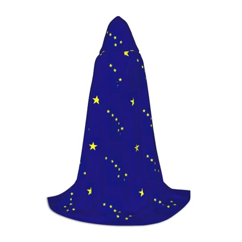 Umhang mit Alaska-Staatsflagge – stilvoller und vielseitiger Umhang für alle Jahreszeiten, passend für Karneval, Kostümpartys Umhang mit Alaska-Staatsflagge – stilvoller und vielseitiger Umhang für alle Jahreszeiten, passend für Karneval, Kostümpartys von YHBLYKXP