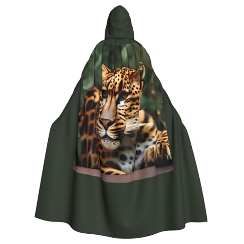 YHBLYKXP Kapuzenumhang mit Leopardenmuster für Erwachsene, übergroßer Kapuzenumhang mit Fliege, Partykleid für Erwachsene YHBLYKXP Kapuzenumhang mit Leopardenmuster für Erwachsene, übergroßer Kapuzenumhang mit Fliege, Partykleid für Erwachsene von YHBLYKXP